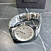 Годинник чоловічий із датою сталевий на браслеті з Гербом Patriot, сріблястий годинник із неіржавкої сталі наручний, фото 7