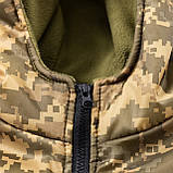 Жилетка флісова тактична жилет армійський, тепла демісезонна військова безрукавка піксель OSPORT (ty-0043), фото 7