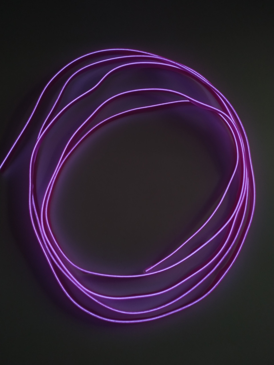Неон Фіолетовий/Purple 3 метри c блоком розпалювання від 12в.