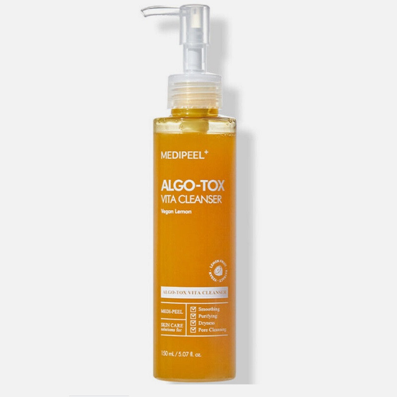 Освіжаючий та освітлювальний гель для глибокого очищення Medi-Peel Algo-Tox Vita Cleanser Vegan Lemon 150 мл