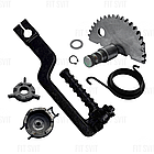 Заводний механізм кікстартера GY6 50-80 с у зборі, фото 2