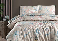 Комплект постільної білизни TM First Choice ранфорс 160*220 Homesko Amaris Beige