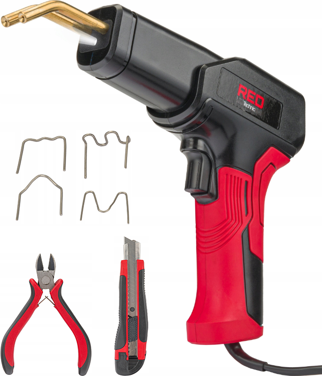 Пістолет-паяльник у кейсі з насадками 70 Вт 750°C Red Technic RTZDP0034 пістолет-паяльник у кейсі