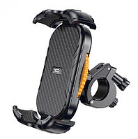 Тримач для телефону XO C92 / підставка на велосипед, мопед, мотоцикл для смартфону / Чорний