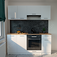 Кухня ДСП модульна 180 см зі стільницею. Кухонний гарнітур готова кухня 1,8 м