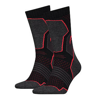 Носки Head Hiking Crew Unisex 2-pack black/red