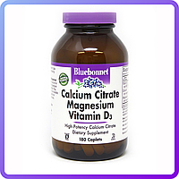 Цитрат Кальция Магний + Витамин Bluebonnet Nutrition Calcium Citrate Magnesium + Vitamin D3 180 капсул