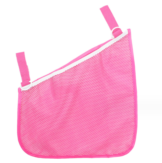 Сумка-сітка для прогулянкової коляски. Колір рожевий. (80169), фото 1