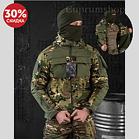 Тактическая флисовая мужская весенне осенняя куртка, Армейская легкая куртка