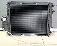 Радиатор водяного охлаждения МТЗ Т-70 з дв. Д-240 243 (4-х рядн) (алюм. металл. бачки) (ТМ JUBANA)