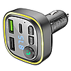 Модулятор для автомобіля Fm трансмітер bluetooth mp3 в машину зі швидкою зарядкою для usb-флешки BOROFONE, фото 7