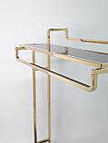 Подвійна стійка для одягу золота, фото 2