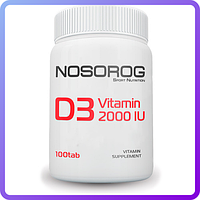 Витамины и минералы Nosorog Nutrition Vitamin D3 2000 IU 100 таб (509726)