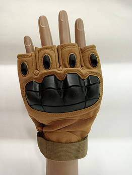 Тактичні рукавички відкритими пальцями