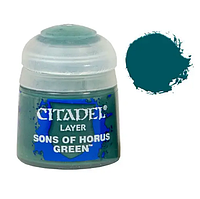 Краска Citadel - LAYER: SONS OF HORUS GREEN (12ML) (6-PACK)