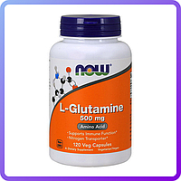 Глютамин NOW Foods L-GLUTAMINE 500 мг (120 капс) (508641)
