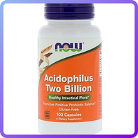 Травлення і ферменти NOW Foods ACIDOPHILUS 2 BILLION (100 капс) (508652)