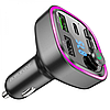 Модулятор для автомобіля Fm трансмітер bluetooth mp3 в машину зі швидкою зарядкою для usb-флешки BOROFONE, фото 8