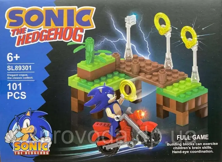 Конструктор SONIC Sonic the Hedgehog 101 PCS, фото 1
