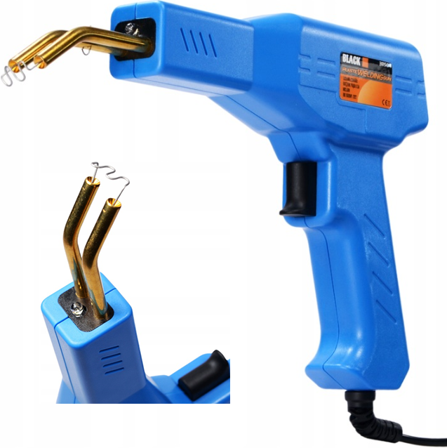 Паяльник імпульсний для пластику Black 38503, 80 Вт, 400 °C, 200 шт скоб в комплекті
