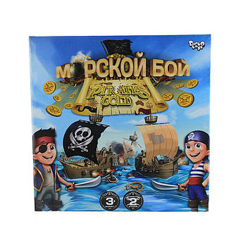 Настольная развлекательная игра Danko Toys "Морський бій Pirates Gold" ДАНКО ТОЙС (096681)