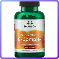 Супер Стресс B-комплекс с витамином С Swanson Super Stress B-Complex 100 капс (514102)