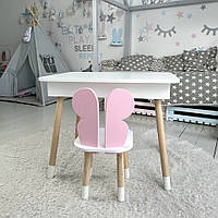 Дитячий столик та стільчик 1-6 рочків, столик для малювання, столик для навчання, столик з пеналом
