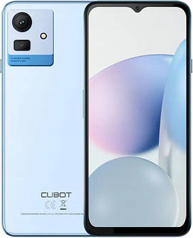 Смартфон Cubot Note 50 8/256GB Blue NFC, 50+2/8Мп, 2 SIM, 6.56" IPS, Tiger T606, 5200 мАч