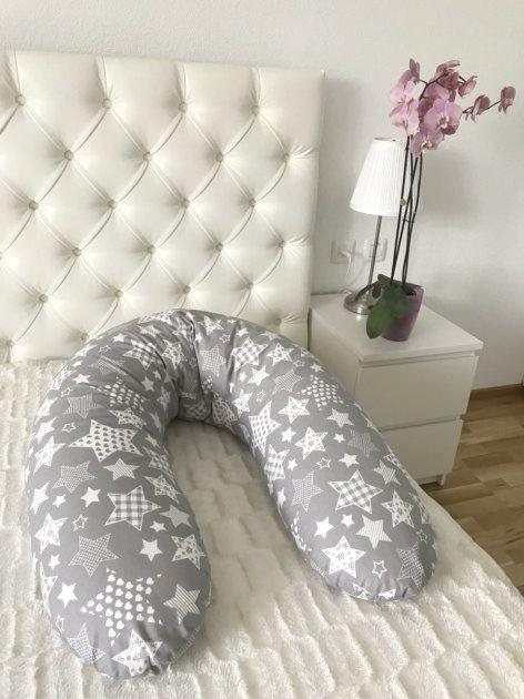 Подушка для вагітних і годування "Classik" з наповнювачем пінополістирольні кульки 200*35 Лежень,Україна, фото 1