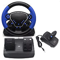 Руль игровой с педалями и коробкой передач 4в1 Wireless Multi-Function Steering Wheel P4/P3/PC