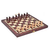 Набор шахматы, шашки, нарды MADON 00000021799 коричневый, бежевый 35 х 35 см, Land of Toys