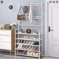 Универсальная вешалка для одежды New simple floor clothes rack size 60X29.5X151 см БЕЛЫЙ