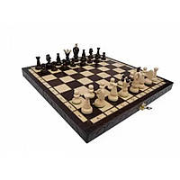 Шахматы Королевские средние MADON 00000023083 черный, бежевый 35 х 35 см, Vse-detyam