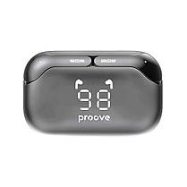 Бездротові Навушники Proove 808 Power TWS, Bluetooth 5.3, Type-C, IPX4, 4ч, Акумулятор 40/800 мАг, Колір Сірий, фото 3