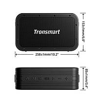 Бездротова колонка Tronsmart Force Max, Bluetooth 5.0, AUX/USB/TF, 80Вт, TWS, EQ, 13год, IPX6, Колір Чорний, фото 3