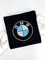 Банное махровое полотенце с вышивкой "Фанат BMW"
