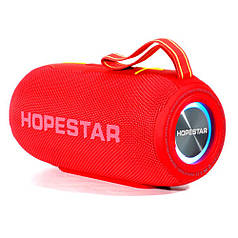Бездротова колонка Bluetooth Hopestar H49, 10 Вт, TWS, AUX/TF/USB, 6ч, IP5X, Червона