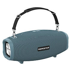 Бездротова колонка Bluetooth Hopestar H41, 10 Вт, TWS, AUX/TF/USB, 3ч, IPX6, Синя