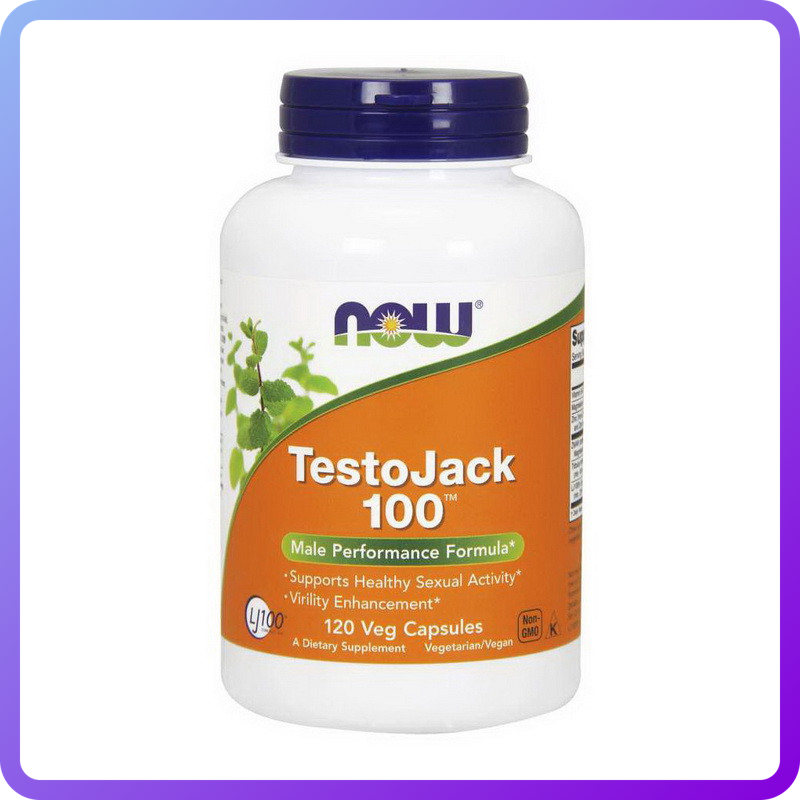 Вітаміни Now Foods Testo Jack 100 120 вег.капс (513442)
