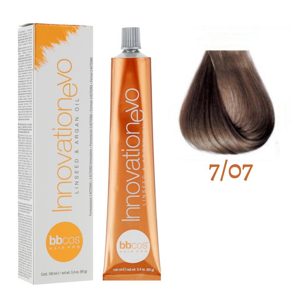 Крем-фарба для волосся BBCos Innovation Evo №7.07 Tobacco 100 мл, фото 1