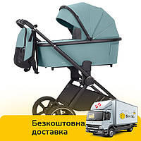 Универсальная коляска 3 в 1 CARRELLO Ultimo CRL-6517 Forest Green Мятный