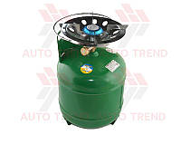 Таганок балон газовий із пальником "Пікнік" 10 л посилений "RUDYY"