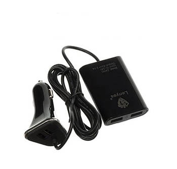 Автомобільний зарядний пристрій Lenyes CA701 4 USB 2.1 A