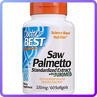 Со Пальметто Экстракт Doctor's Best Saw Palmetto 320 мг 60 капсул (512568)