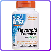 Флавоноидный Комплекс С Ситринолом Doctor's Best Flavonoid Complex with Sytrinol 150 мг 60 гелевых капсул