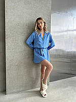 Костюм женский домашний шорты+рубашка шелк Армани 42-44, 46-48 "LINDA" недорого от прямого поставщика