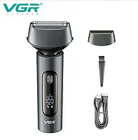 Комбо-набір для стрижки, тример та електробритва VGR Professional Combo Set Black (V-937+V-381-BL), фото 6