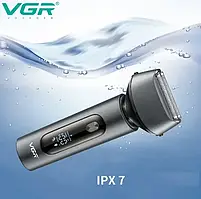 Комбо-набір для стрижки, тример та електробритва VGR Professional Combo Set Black (V-937+V-381-BL), фото 8