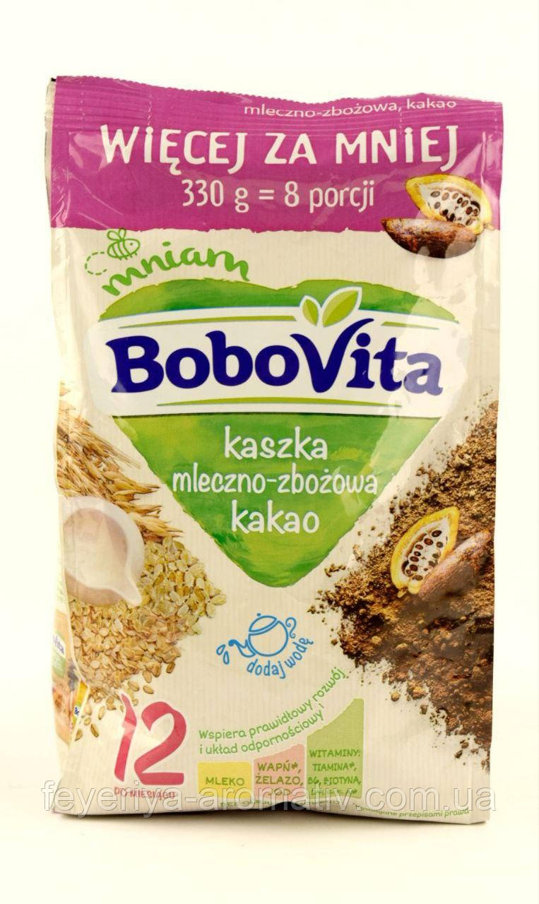 Дитяча каша молочно-зернова з какао Bobovita 330 г Польща