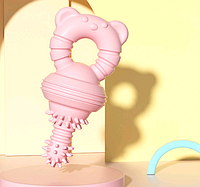 Игрушка для собак MENGDI соска 13,5 см, розовая